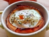 Egg og bacon bakt i ovn