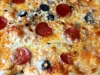Peperonipizza med mozzarella