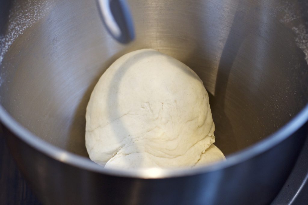 Bruk eltekrok til den er helt glatt og fin