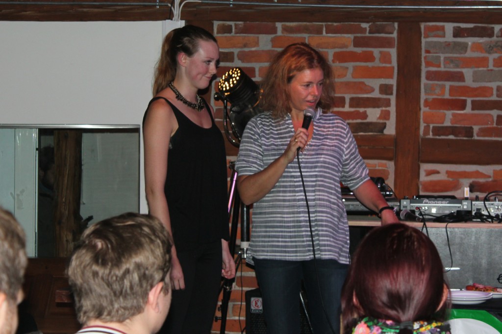 Dellie under presentasjonen