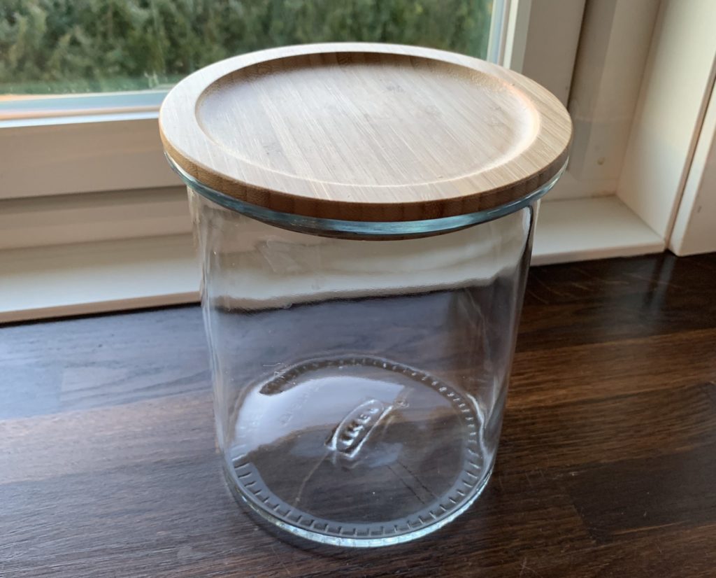 Ikea krukke med lokk